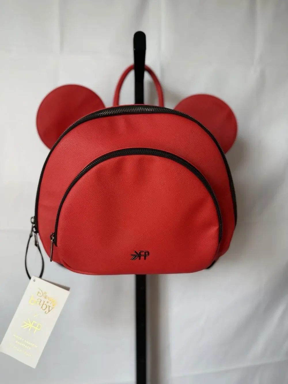 Disney Baby x Freshly Picked Mickey Anaheim Backpack Diaper Bag in Rogue Red